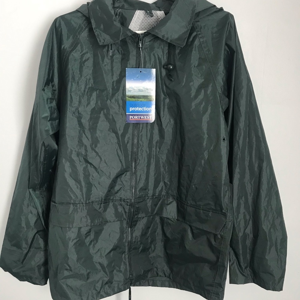 Green Rain Jacket